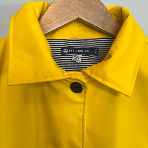 Petit Bateau Yellow Shell Raincoat - Picture 6 of 7
